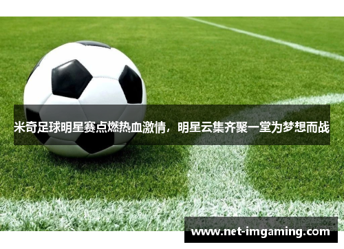 米奇足球明星赛点燃热血激情，明星云集齐聚一堂为梦想而战